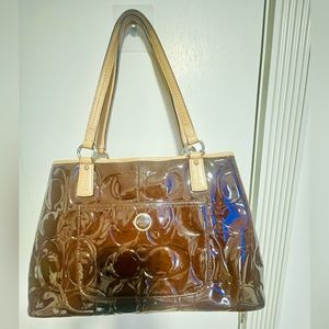 Coach leather bag